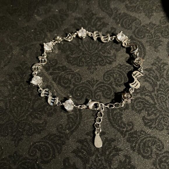 Silver and CZ Bracelet - Picture 2 of 4